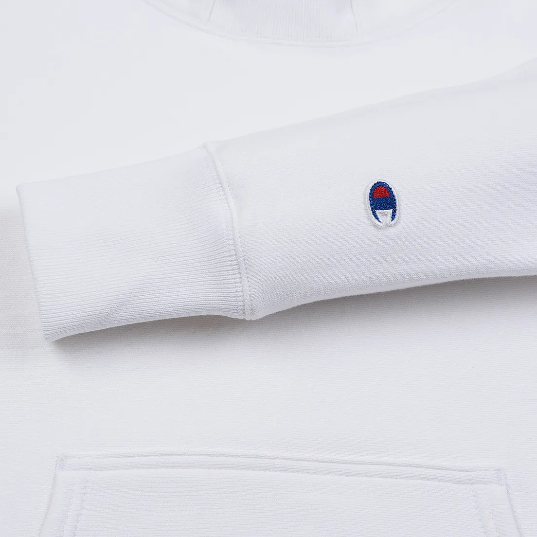 Champion Reverse Weave Мужская толстовка Big Script Arm Hooded