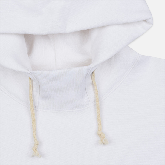 Мужская толстовка Champion Reverse Weave Big Script Arm Hooded White
