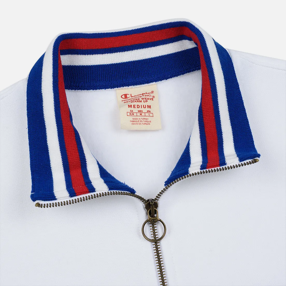 Champion Reverse Weave Мужская толстовка Big Script Block Half Zip