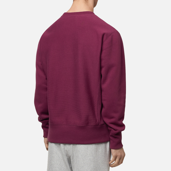 Мужская толстовка Champion Reverse Weave Big Script Crew Neck Maroon