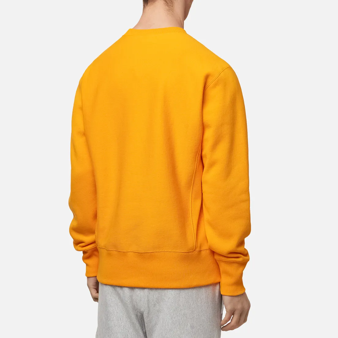 Champion Reverse Weave Мужская толстовка Big Script Crew Neck