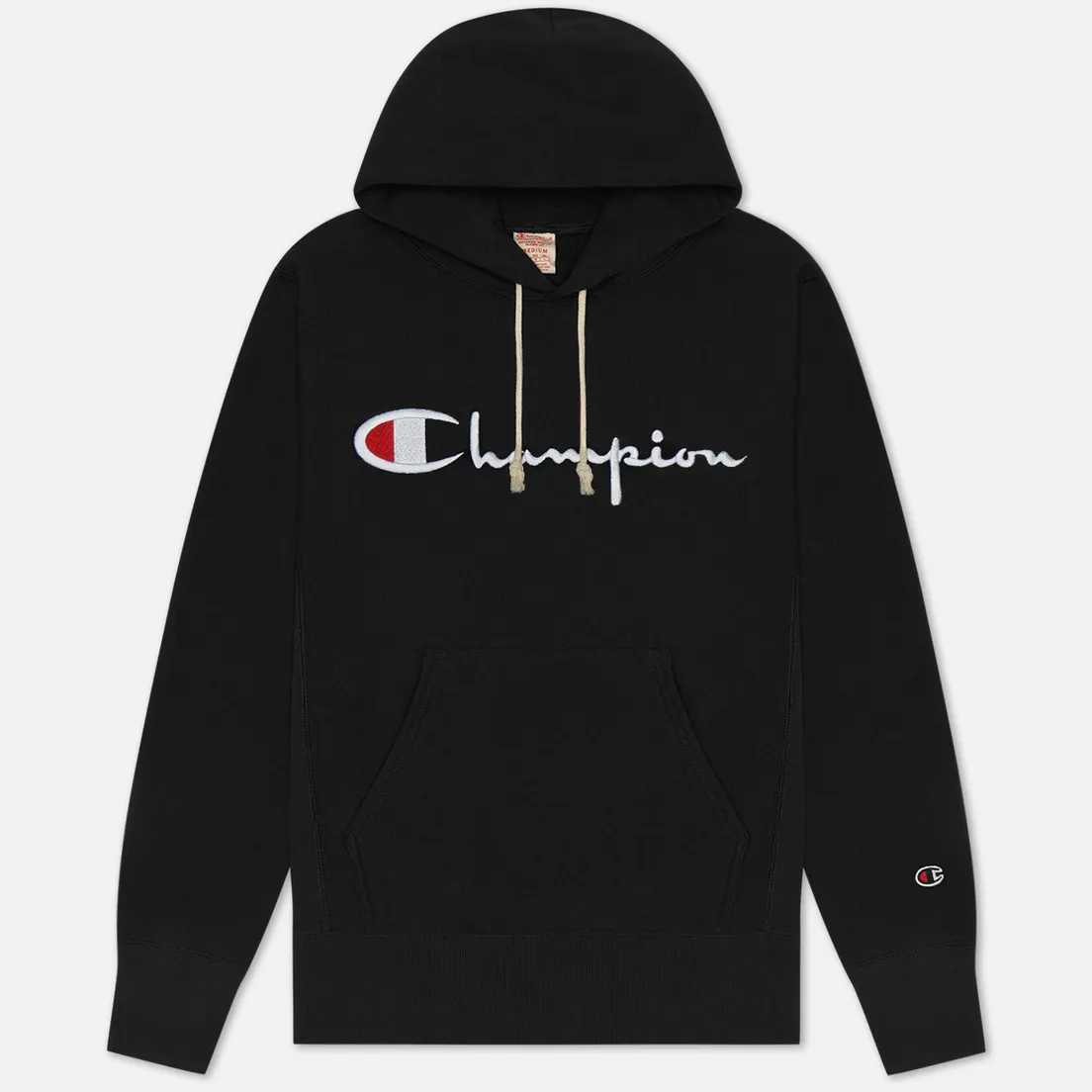 Champion Reverse Weave Мужская толстовка Big Script Hoodie