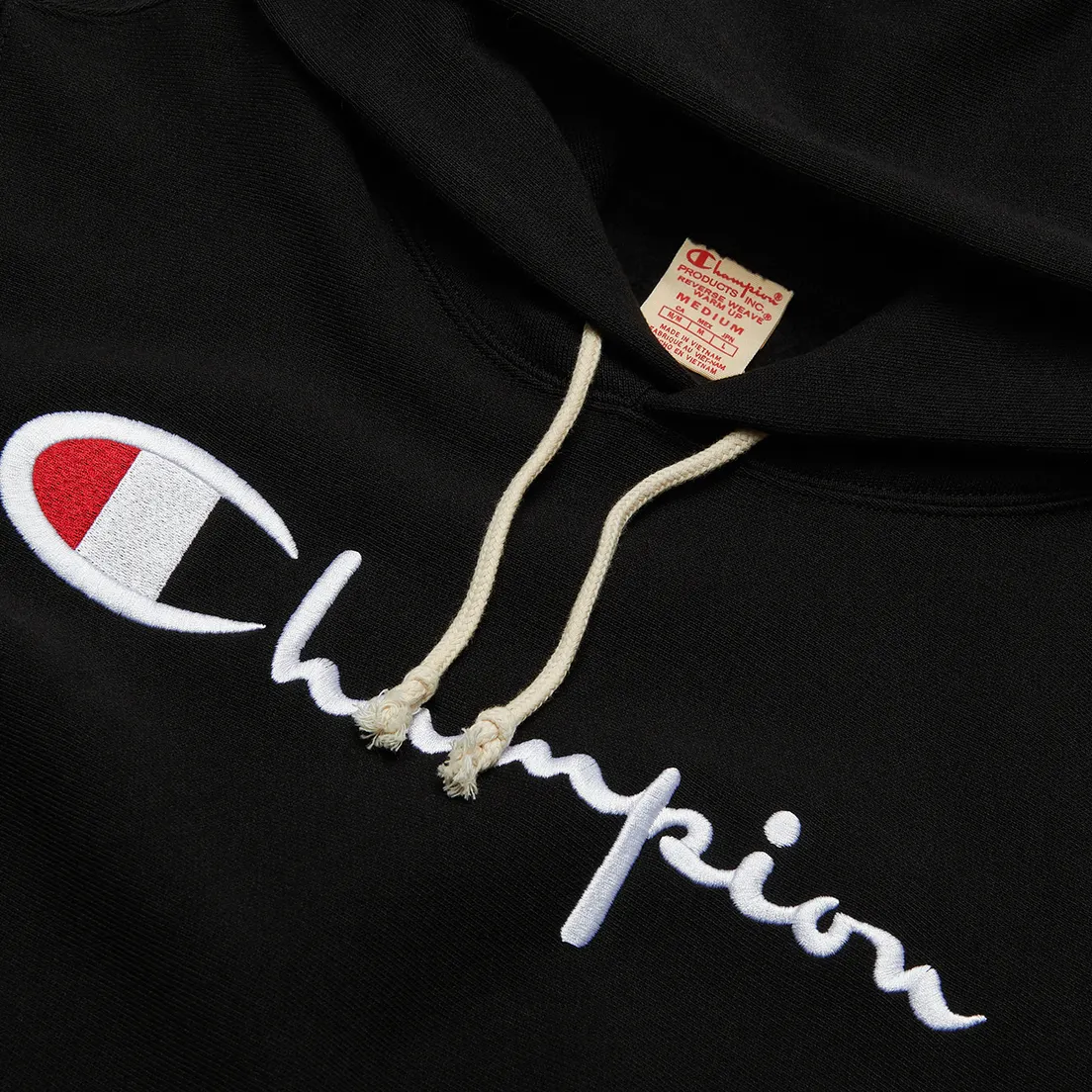 Champion Reverse Weave Мужская толстовка Big Script Hoodie