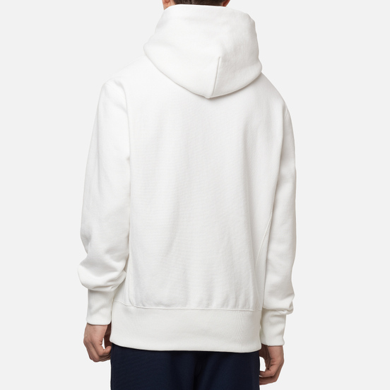 Мужская толстовка Champion Reverse Weave Big Script Hoodie White