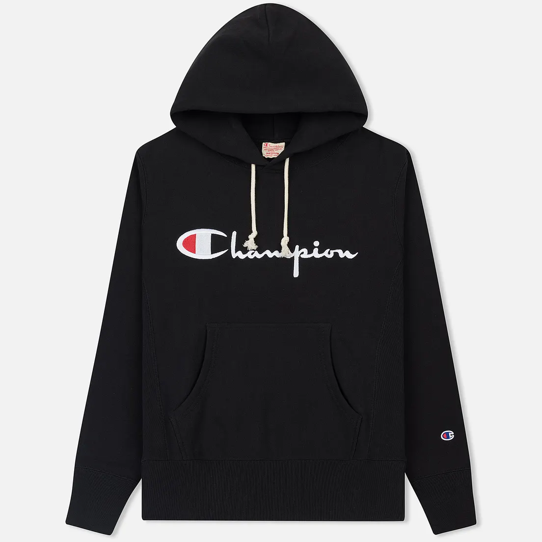 Champion Reverse Weave Мужская толстовка Classic Hooded Script Logo
