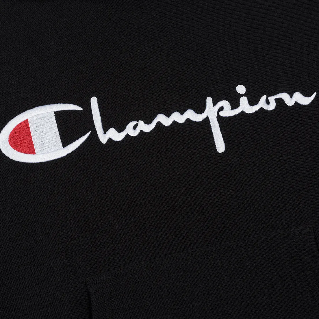 Champion Reverse Weave Мужская толстовка Classic Hooded Script Logo