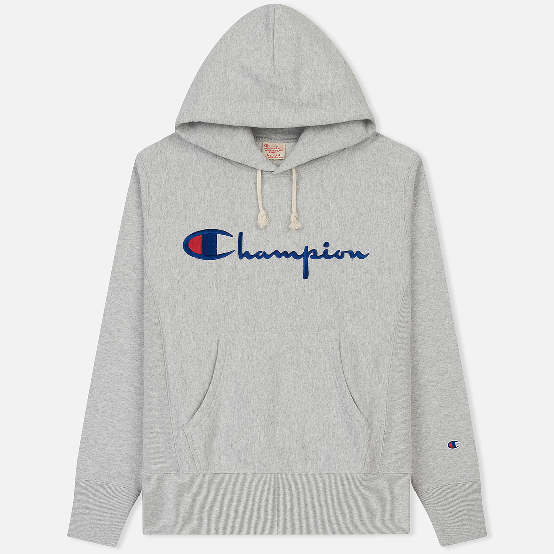 Champion Reverse Weave Мужская толстовка Classic Hooded Script Logo