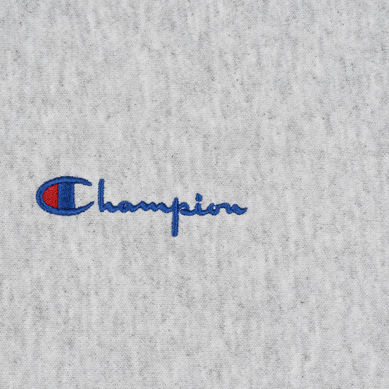 Мужская толстовка Champion Reverse Weave Color Block Hooded Light Grey/Black