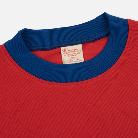 Мужская толстовка Champion Reverse Weave Colour Block Crew Neck Red/White/Blue