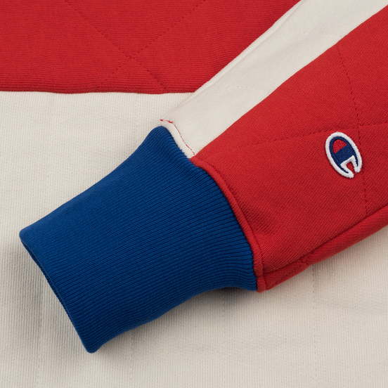 Мужская толстовка Champion Reverse Weave Colour Block Crew Neck Red/White/Blue