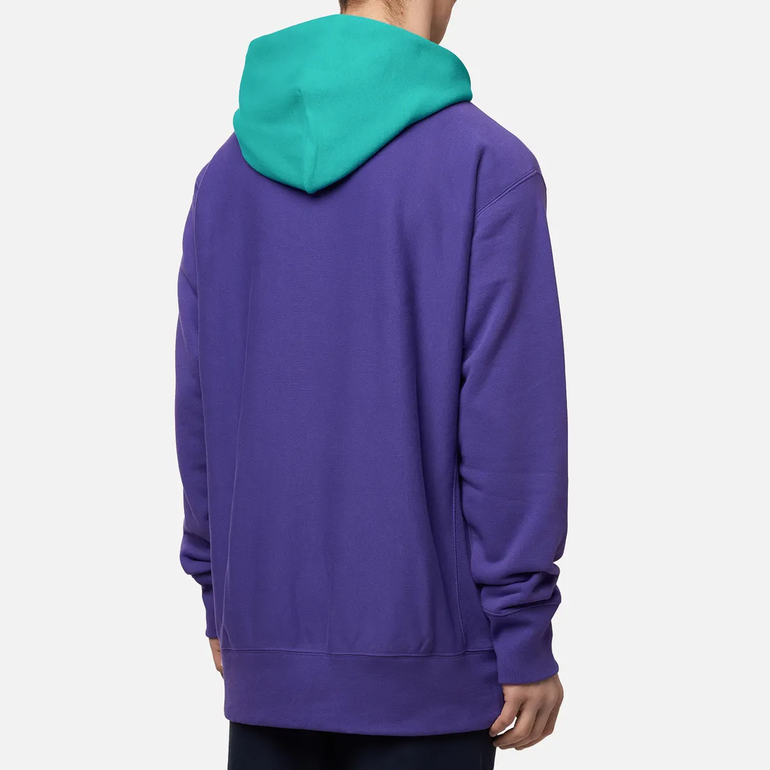 Champion Reverse Weave Мужская толстовка Contrast Hoodie Logo Script