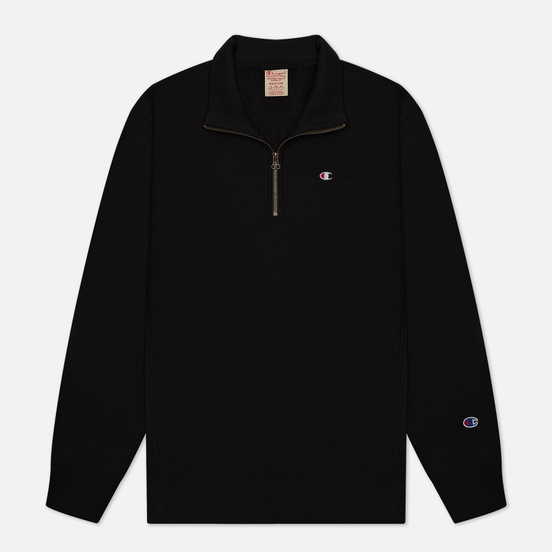 Мужская толстовка Champion Reverse Weave Half Zip-Up Black