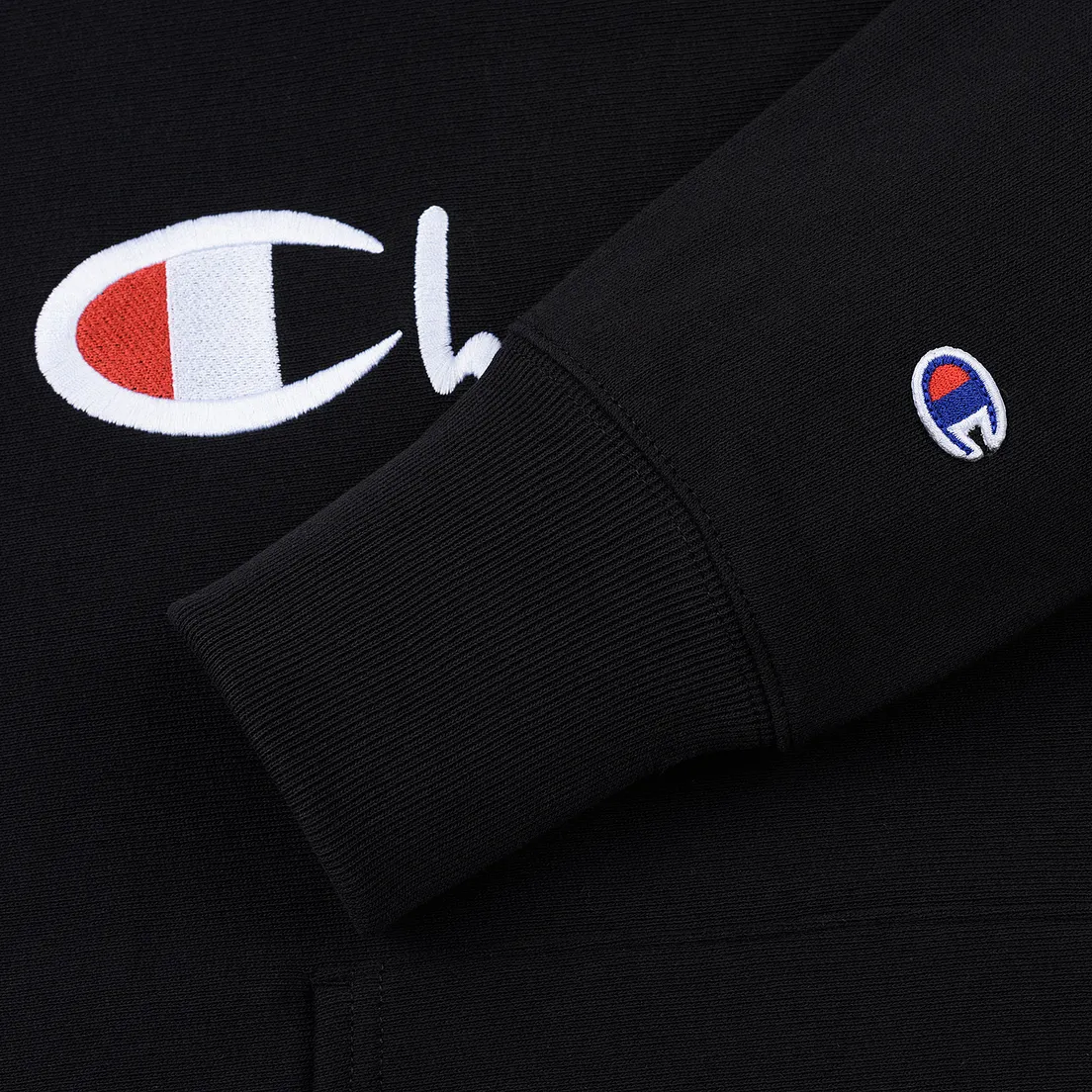 Champion Reverse Weave Мужская толстовка Hooded Big Script Logo