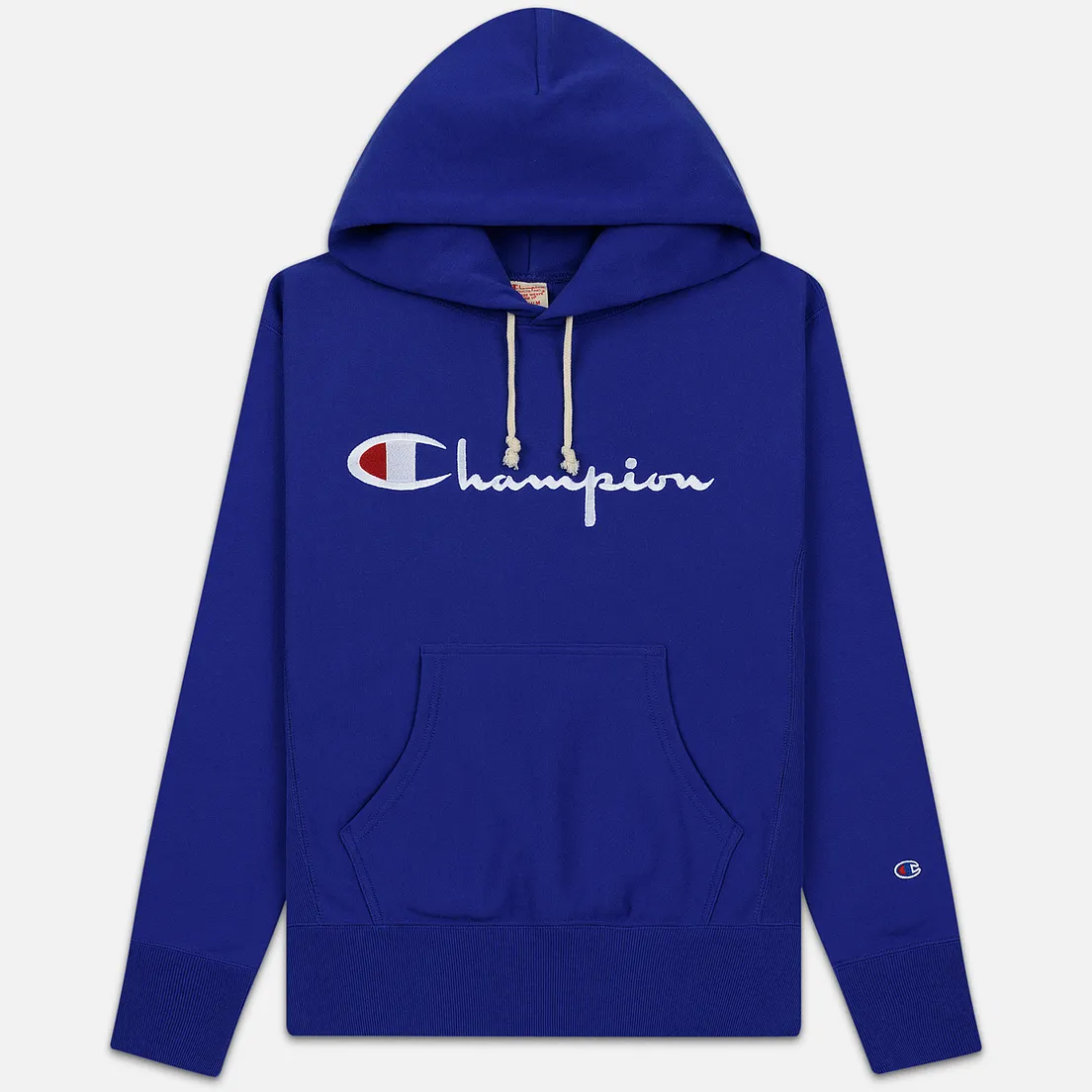 Champion Reverse Weave Мужская толстовка Hooded Big Script Logo