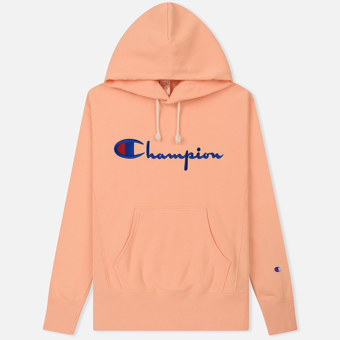 Champion Reverse Weave Мужская толстовка Hooded Big Script Logo