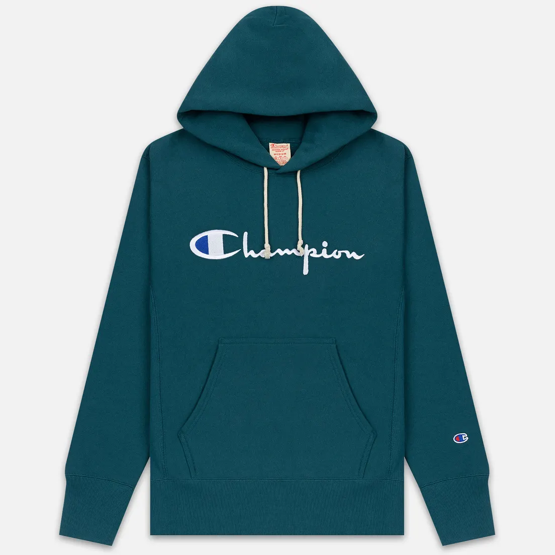 Champion Reverse Weave Мужская толстовка Hooded Big Script Logo