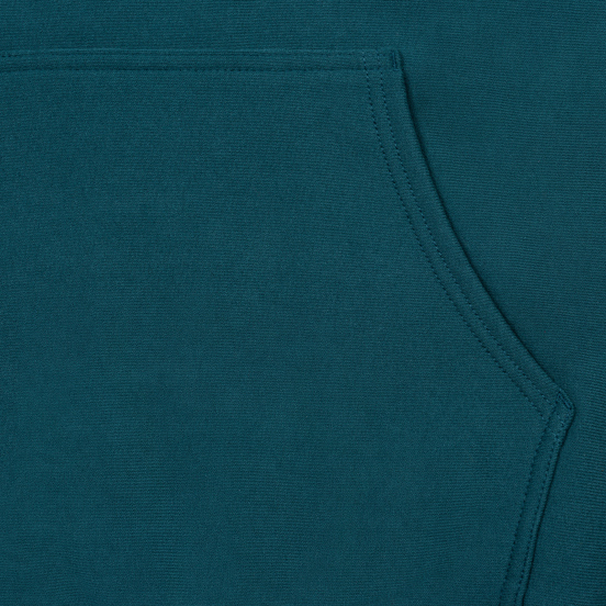 Мужская толстовка Champion Reverse Weave Hooded Big Script Logo Teal
