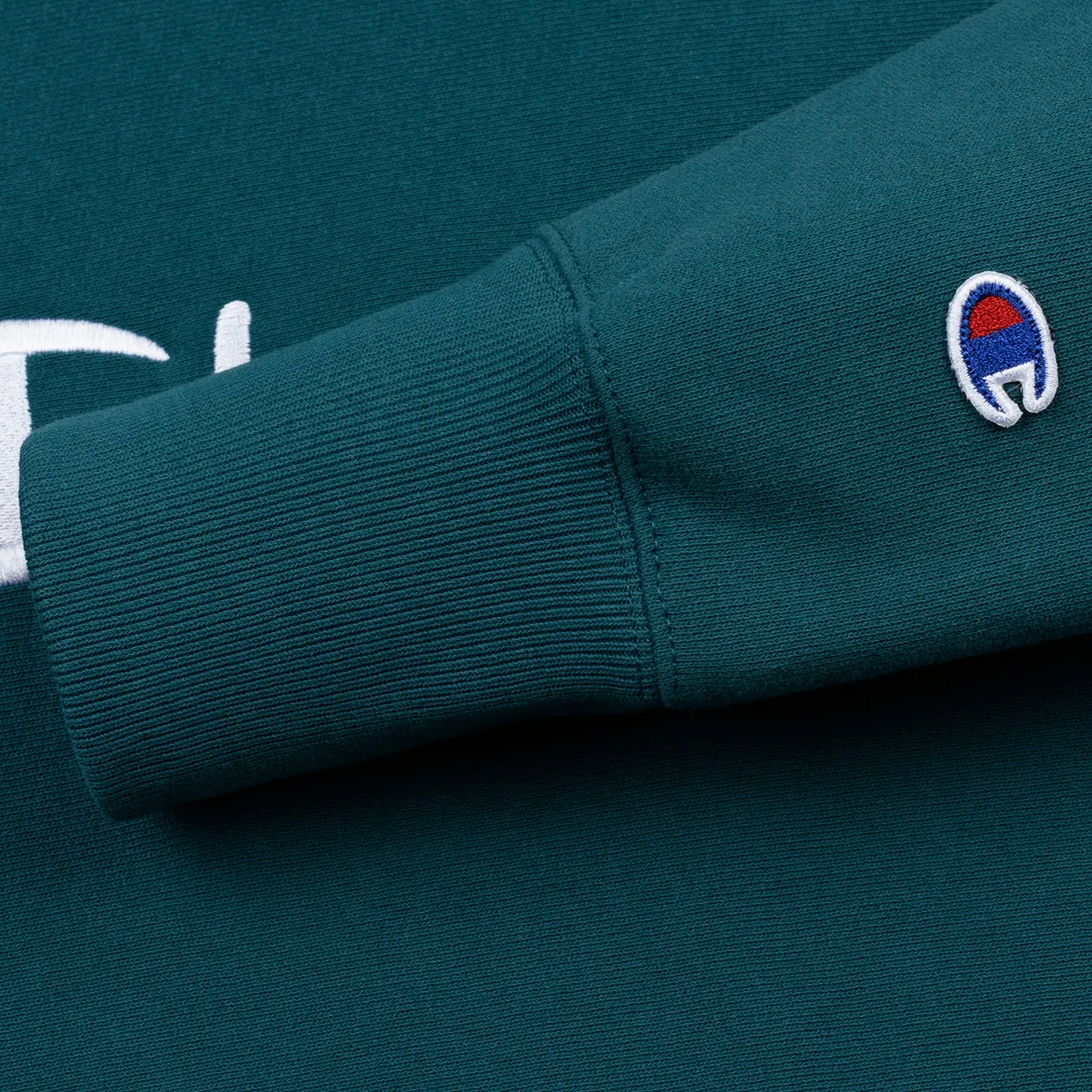 Champion Reverse Weave Мужская толстовка Hooded Big Script Logo