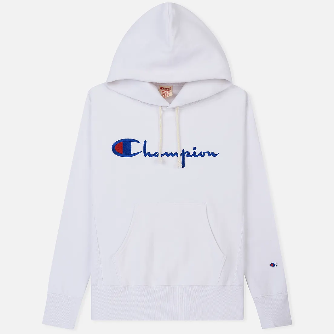Champion Reverse Weave Мужская толстовка Hooded Big Script Logo