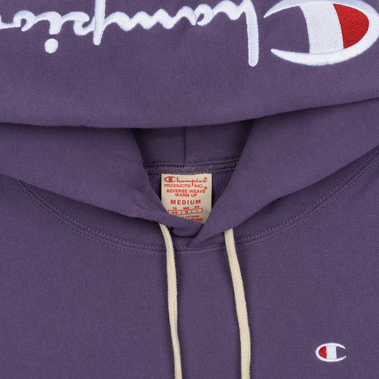 Мужская толстовка Champion Reverse Weave Hooded Brushed Fleece Mulled Grape
