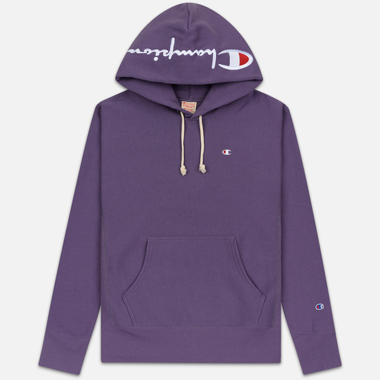 Мужская толстовка Champion Reverse Weave Hooded Brushed Fleece Mulled Grape