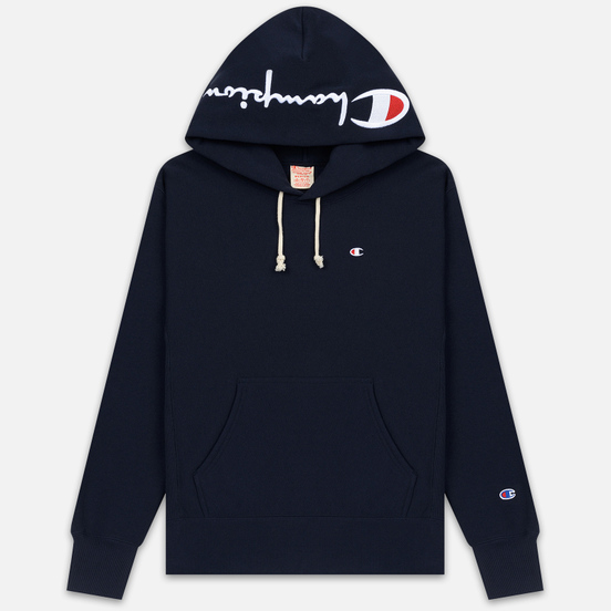 Мужская толстовка Champion Reverse Weave Hooded Brushed Fleece Sky Capitan