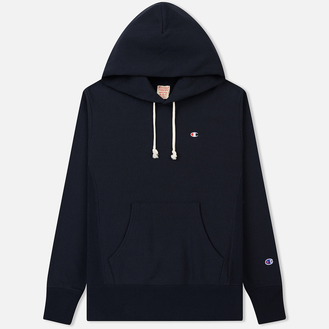 Champion Reverse Weave Мужская толстовка Hooded Logo Patch To The Chest And Sleeve