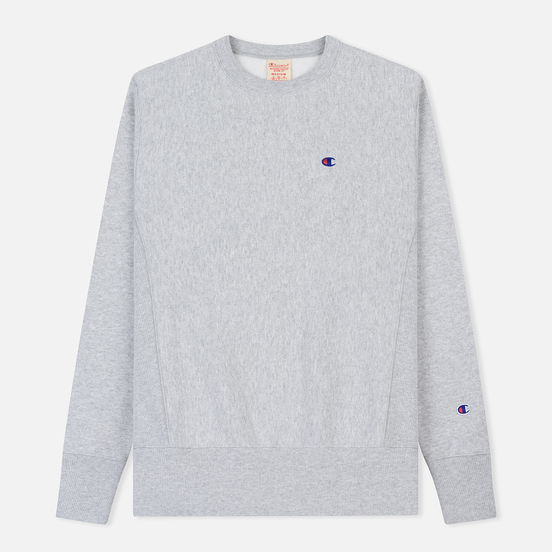 Мужская толстовка Champion Reverse Weave Icon Crew Neck Light Grey