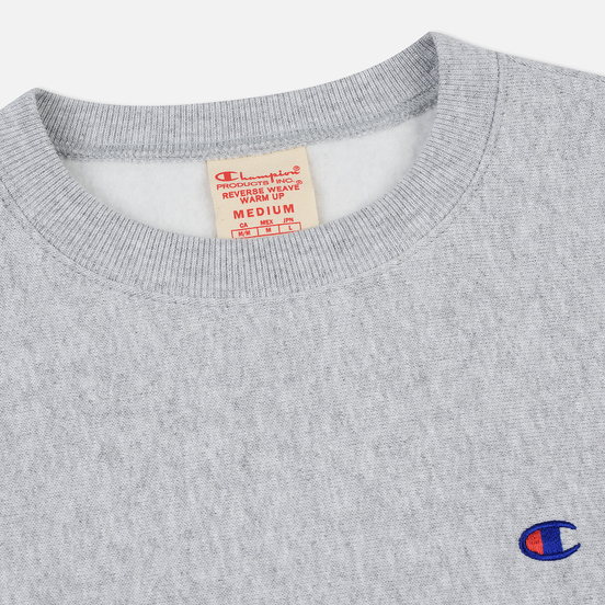 Мужская толстовка Champion Reverse Weave Icon Crew Neck Light Grey