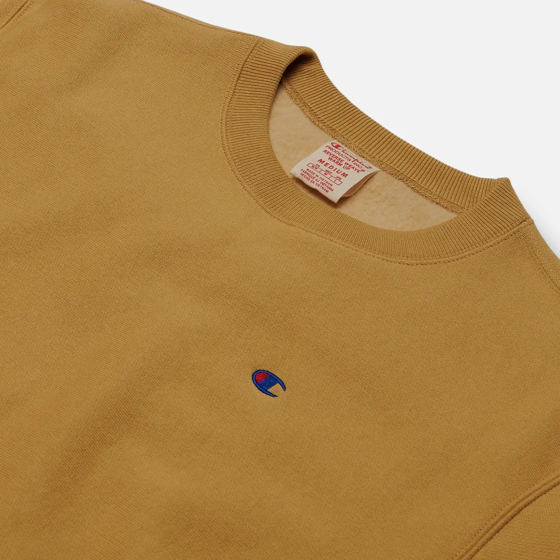 Champion Reverse Weave Мужская толстовка Logo Chest & Sleeve Crew Neck
