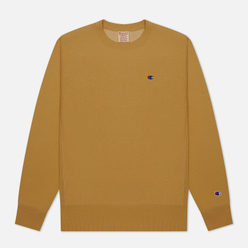 Мужская толстовка Champion Reverse Weave Logo Chest & Sleeve Crew Neck Beige