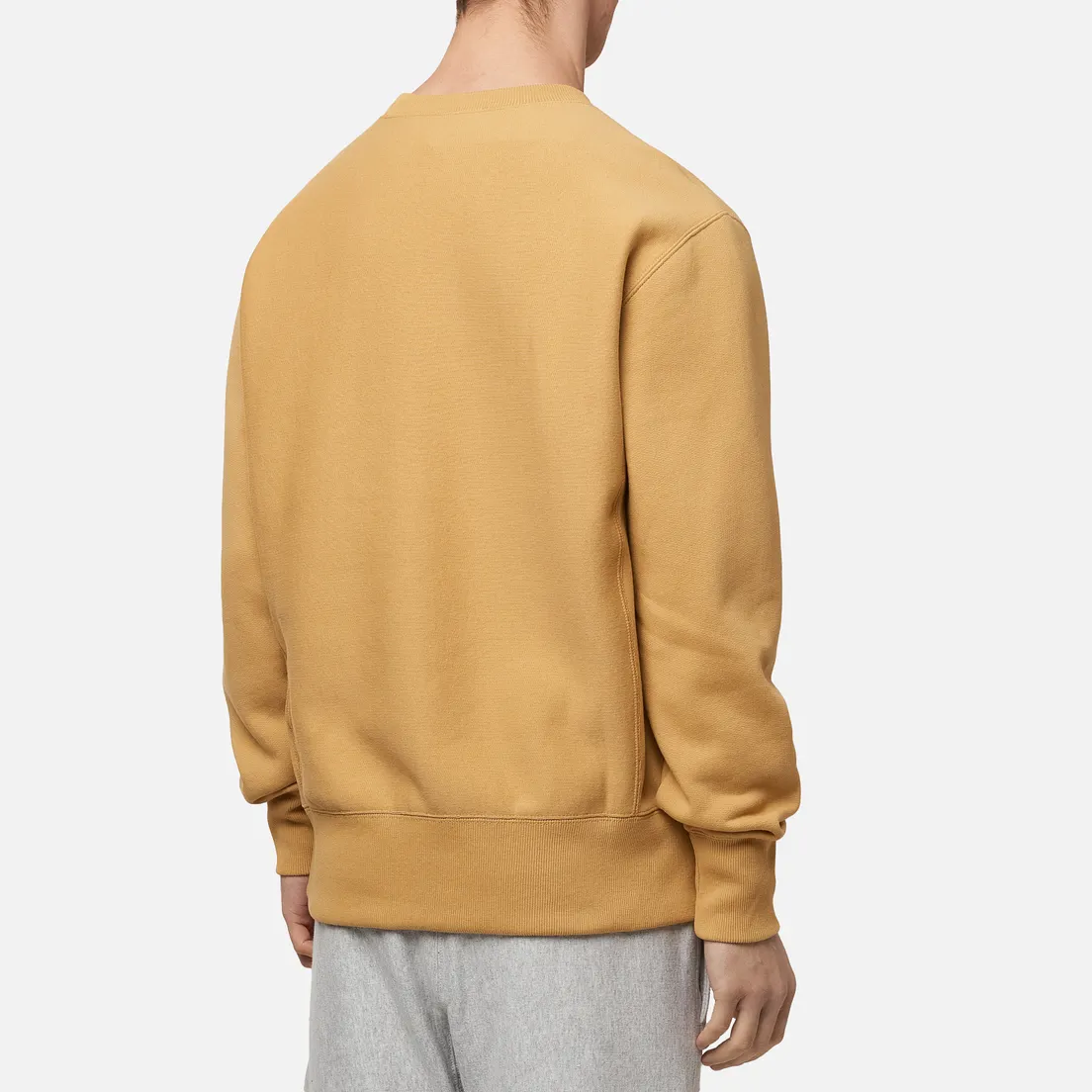 Champion Reverse Weave Мужская толстовка Logo Chest & Sleeve Crew Neck