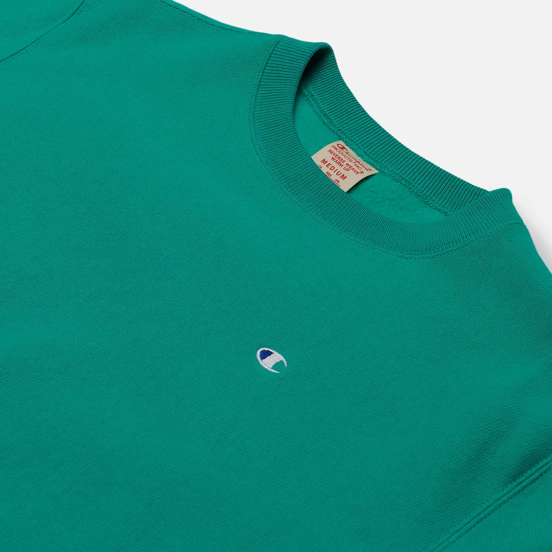 Champion Reverse Weave Мужская толстовка Logo Chest & Sleeve Crew Neck