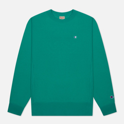 Мужская толстовка Champion Reverse Weave Logo Chest & Sleeve Crew Neck Bright Green