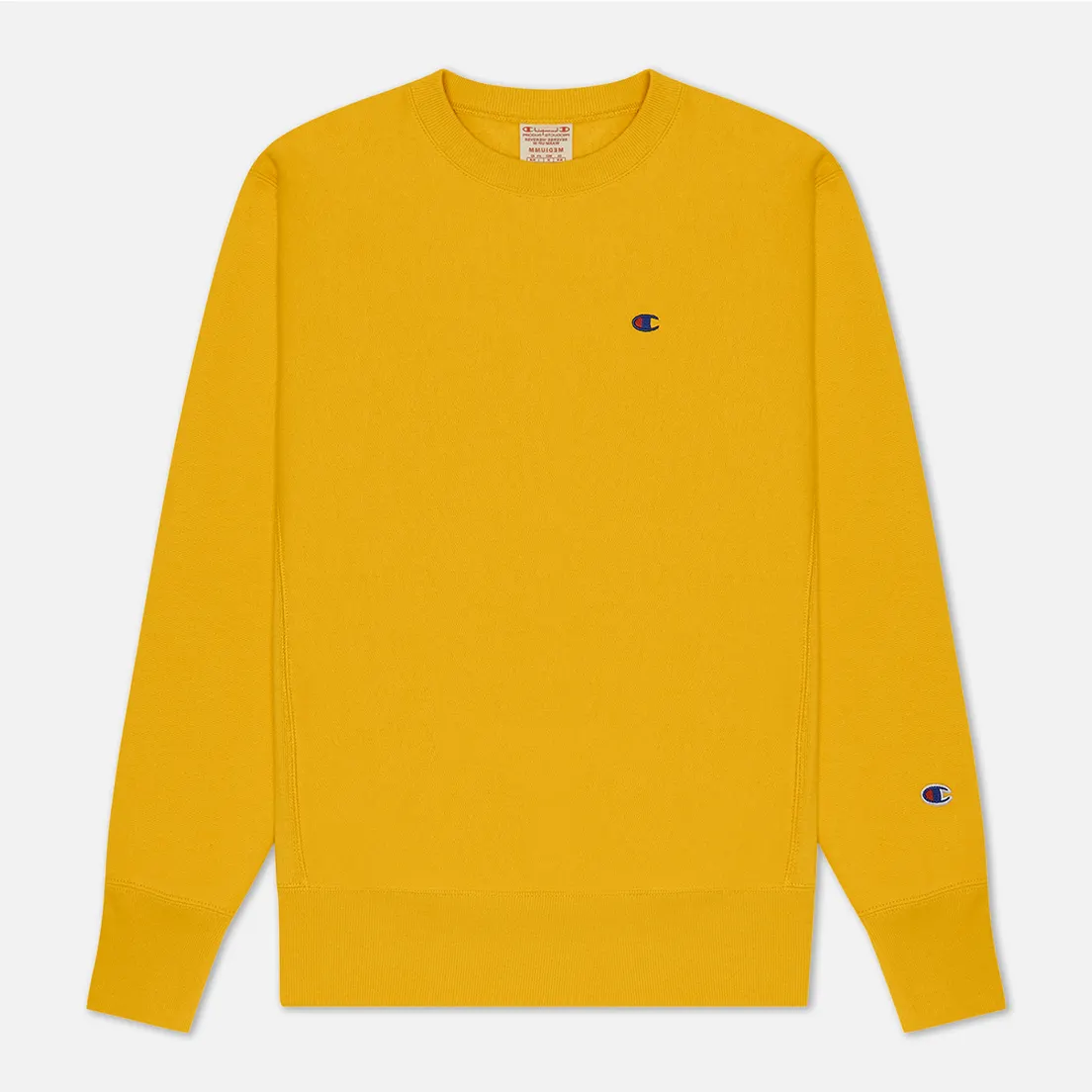 Champion Reverse Weave Мужская толстовка Logo Chest & Sleeve Crew Neck