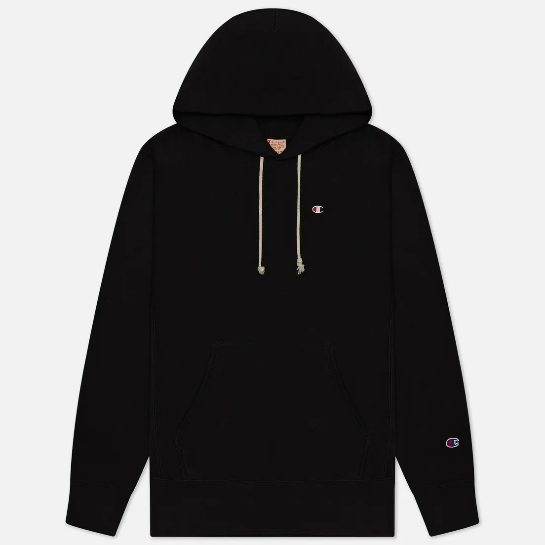 Champion Reverse Weave Мужская толстовка Logo Chest & Sleeve Hoodie