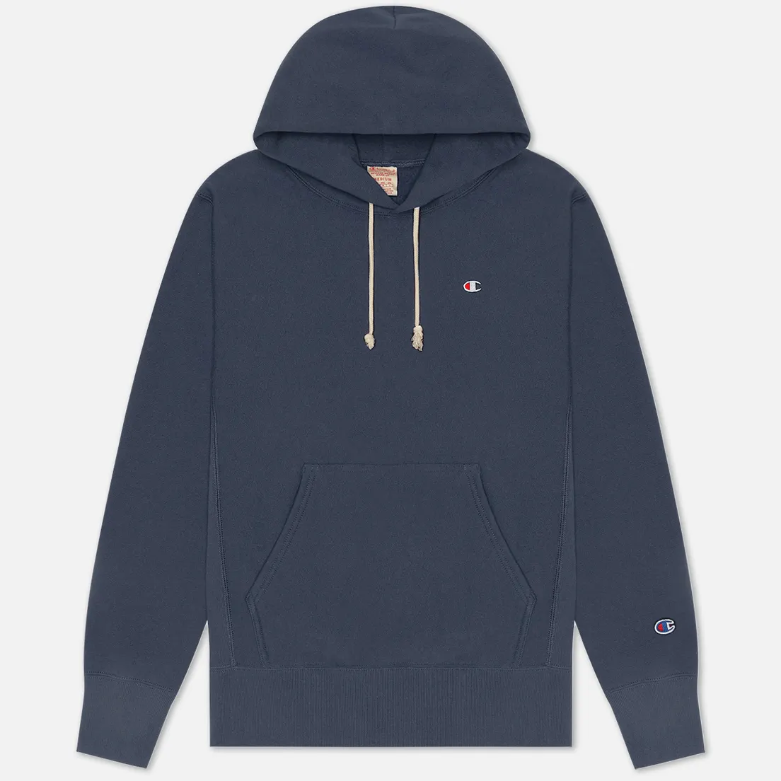 Champion Reverse Weave Мужская толстовка Logo Chest & Sleeve Hoodie