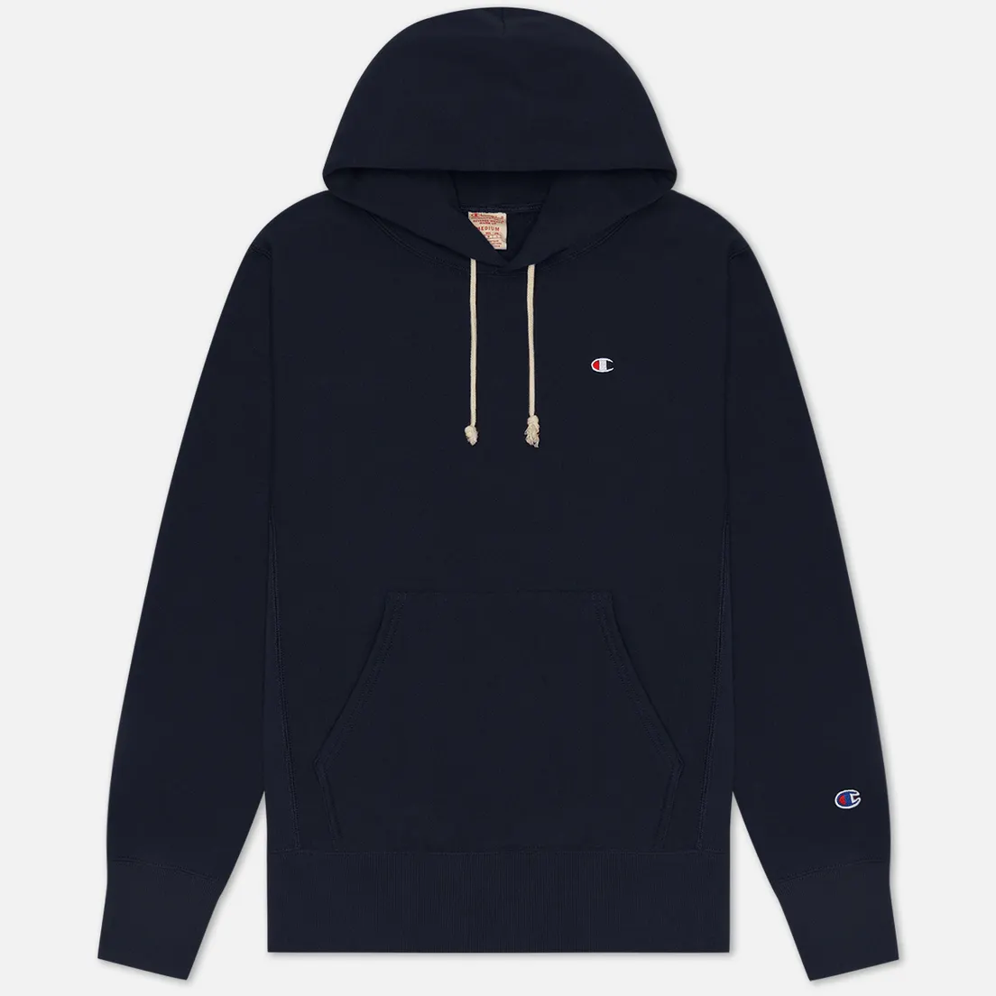 Champion Reverse Weave Мужская толстовка Logo Chest & Sleeve Hoodie