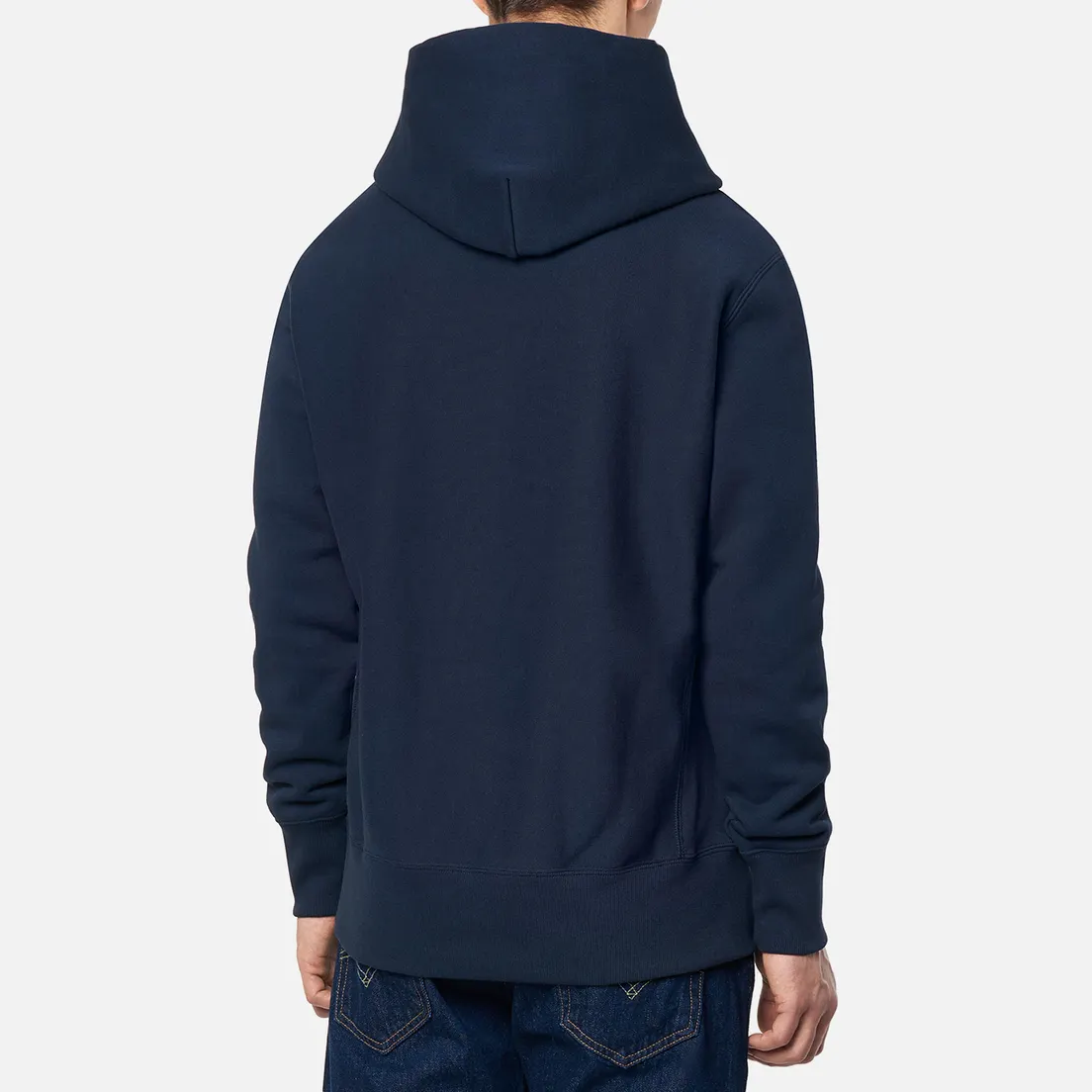 Champion Reverse Weave Мужская толстовка Logo Chest & Sleeve Hoodie