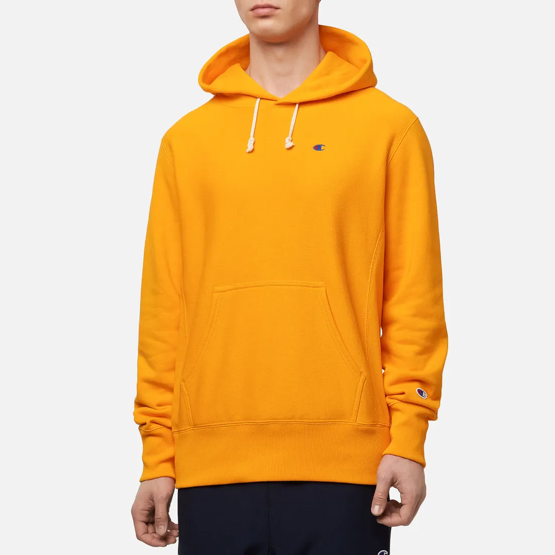 Champion Reverse Weave Мужская толстовка Logo Chest & Sleeve Hoodie