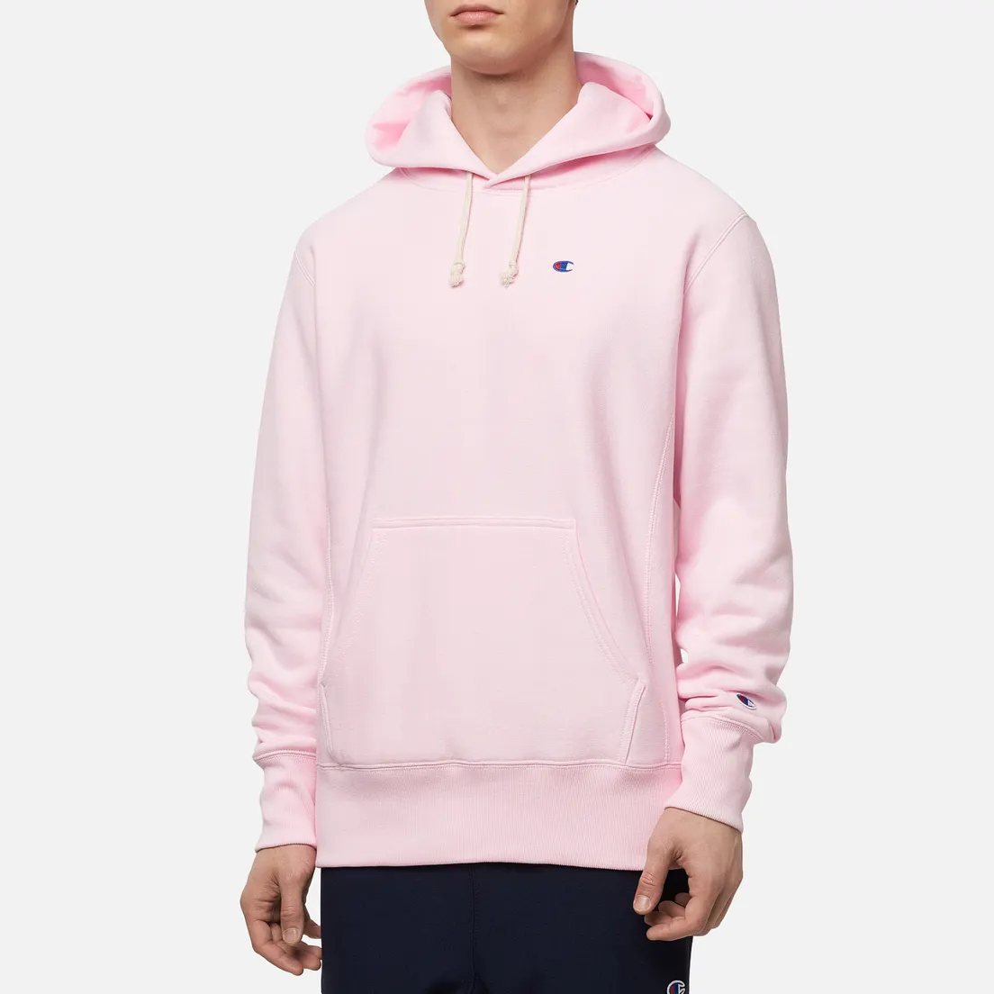 Champion Reverse Weave Мужская толстовка Logo Chest & Sleeve Hoodie