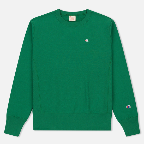 champion green crew neck