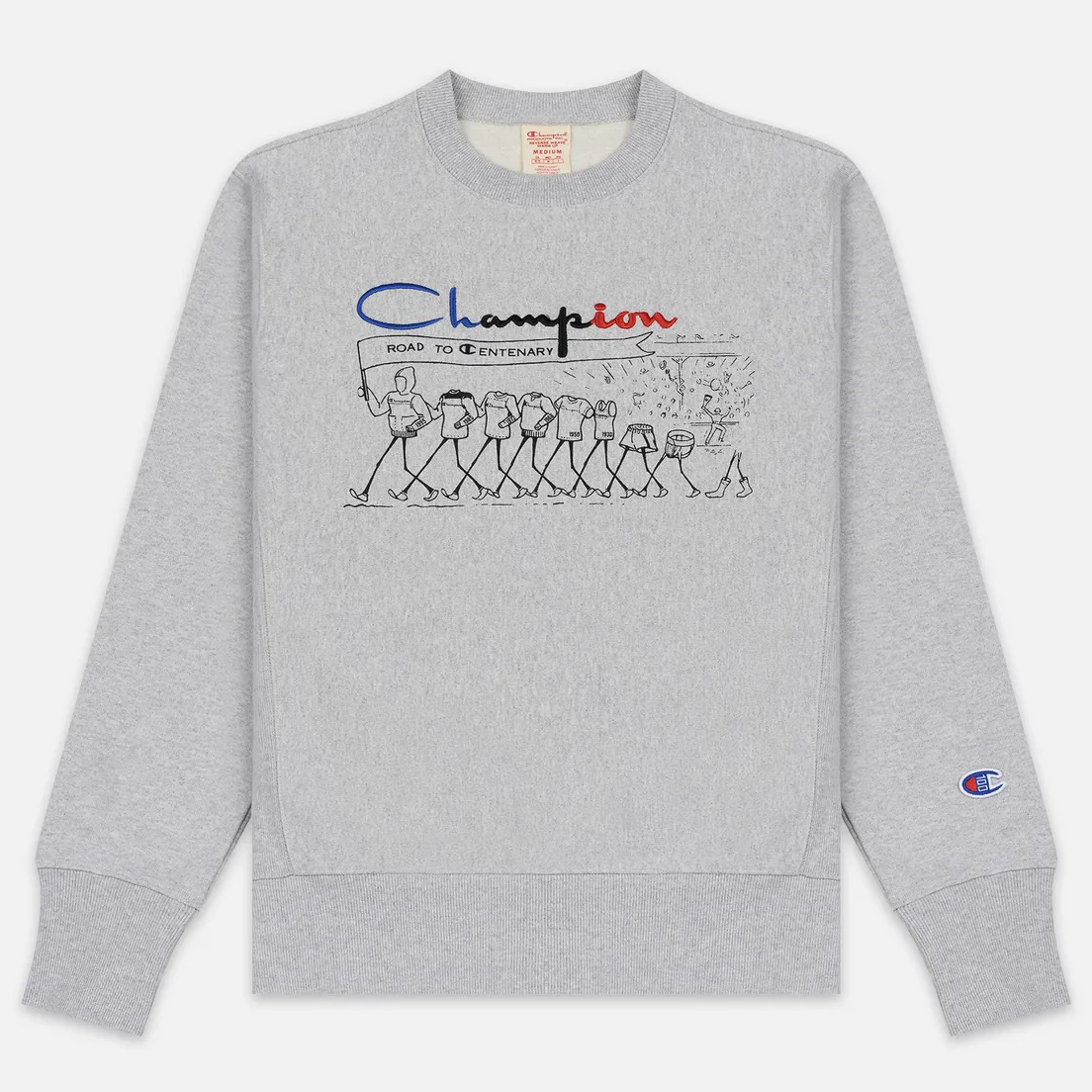 Champion Reverse Weave Мужская толстовка Archive Centenary Print Crew Neck