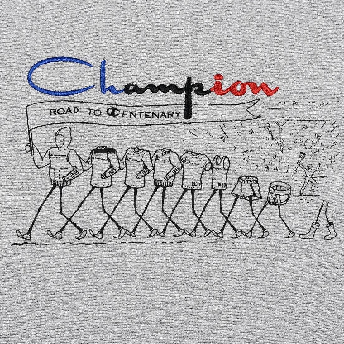 Champion Reverse Weave Мужская толстовка Archive Centenary Print Crew Neck