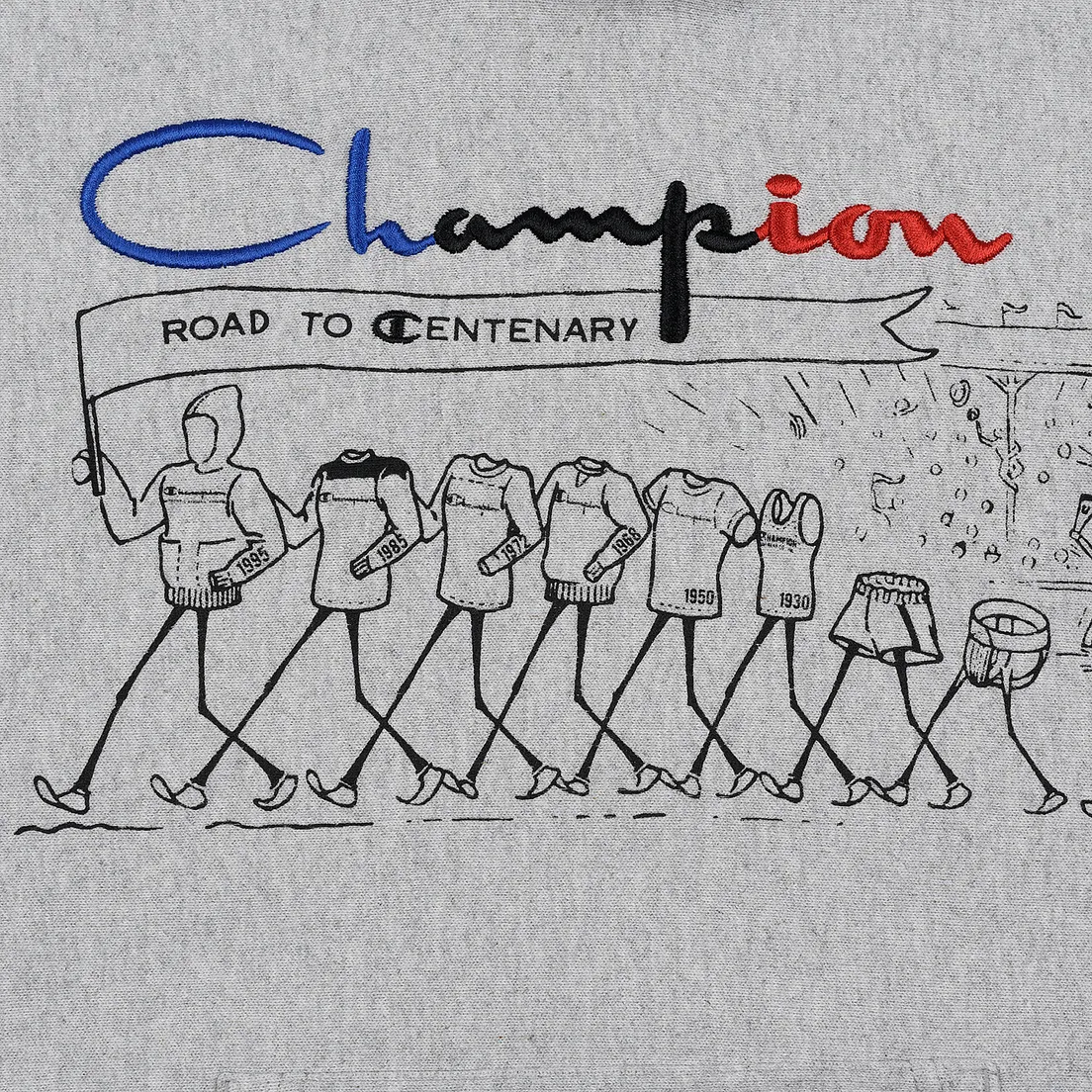 Champion Reverse Weave Мужская толстовка Multi Logo Hooded