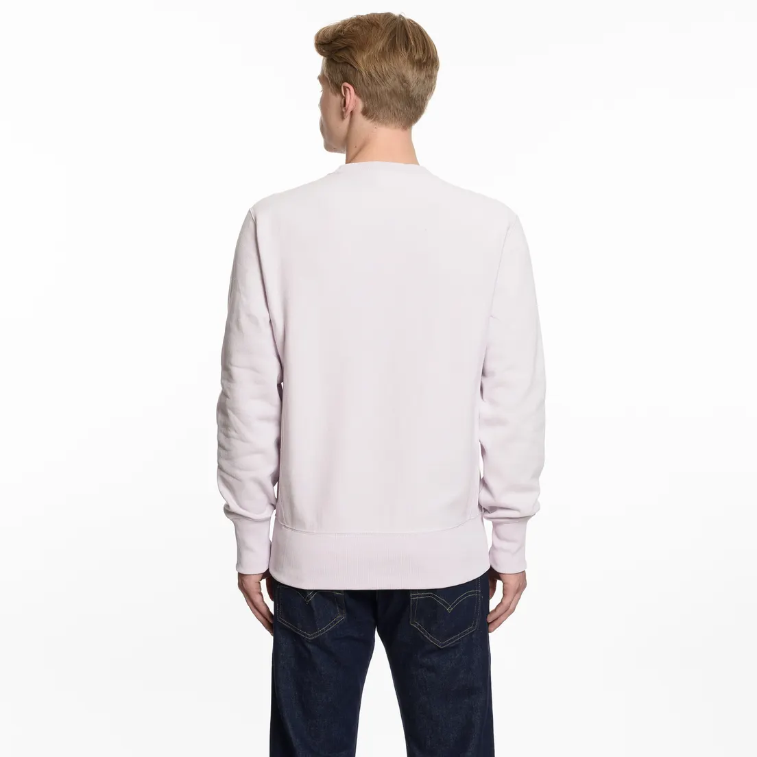 Champion Reverse Weave Мужская толстовка Script Logo Crew Neck