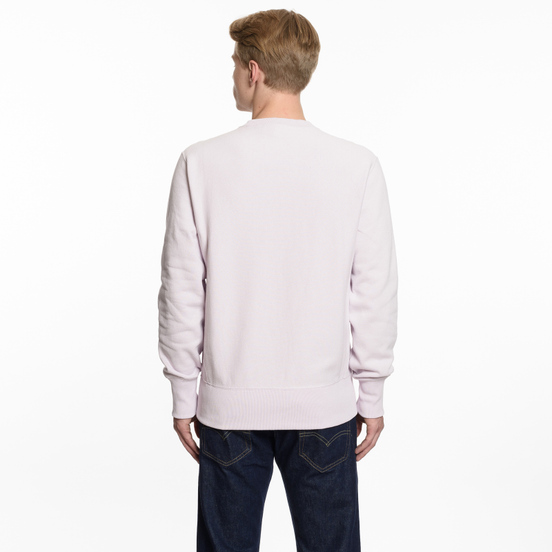 Мужская толстовка Champion Reverse Weave Script Logo Crew Neck Lavender