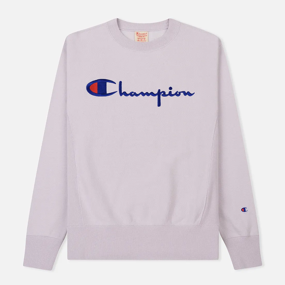 Champion Reverse Weave Мужская толстовка Script Logo Crew Neck