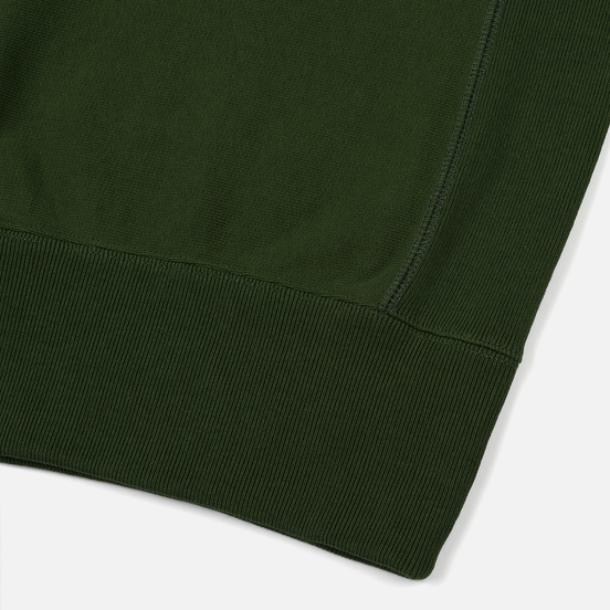 Мужская толстовка Champion Reverse Weave Script Logo Crew Neck Military Green