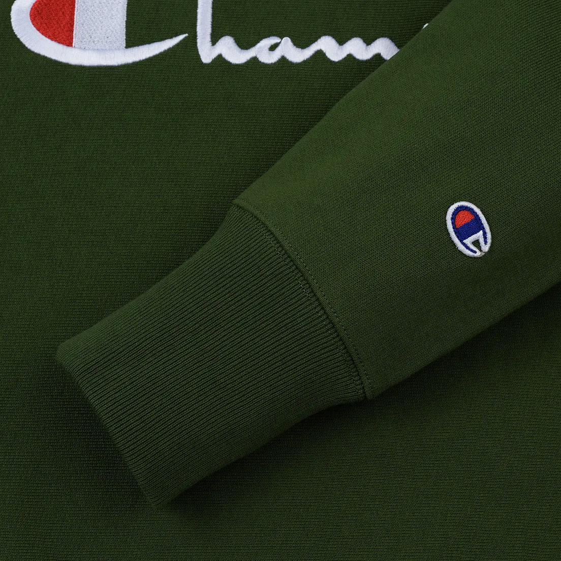 Champion Reverse Weave Мужская толстовка Script Logo Crew Neck